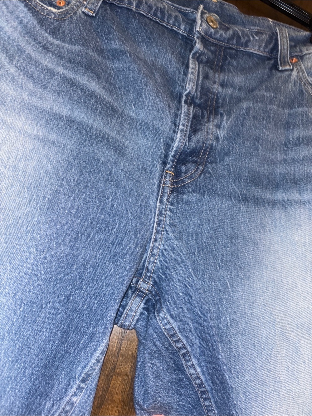 Gap Cheeky Straight High Rise Button Fly Cropped Jeans size 35/20 - Picture 5 of 9